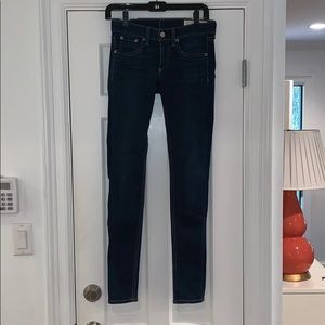 Rag & Bone Skinny Dark Wash Jeans